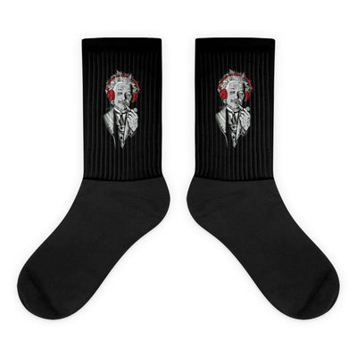 Einstein Socken von NiZED als Statement Socken, Rave Socks und Streetwear Detail