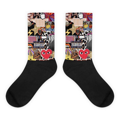 Gasolina Socken von NiZED als Statement Socken, Rave Socks und Streetwear Detail