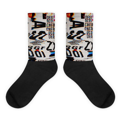 Gazeta Socken von NiZED als Statement Socken, Rave Socks und Streetwear Detail