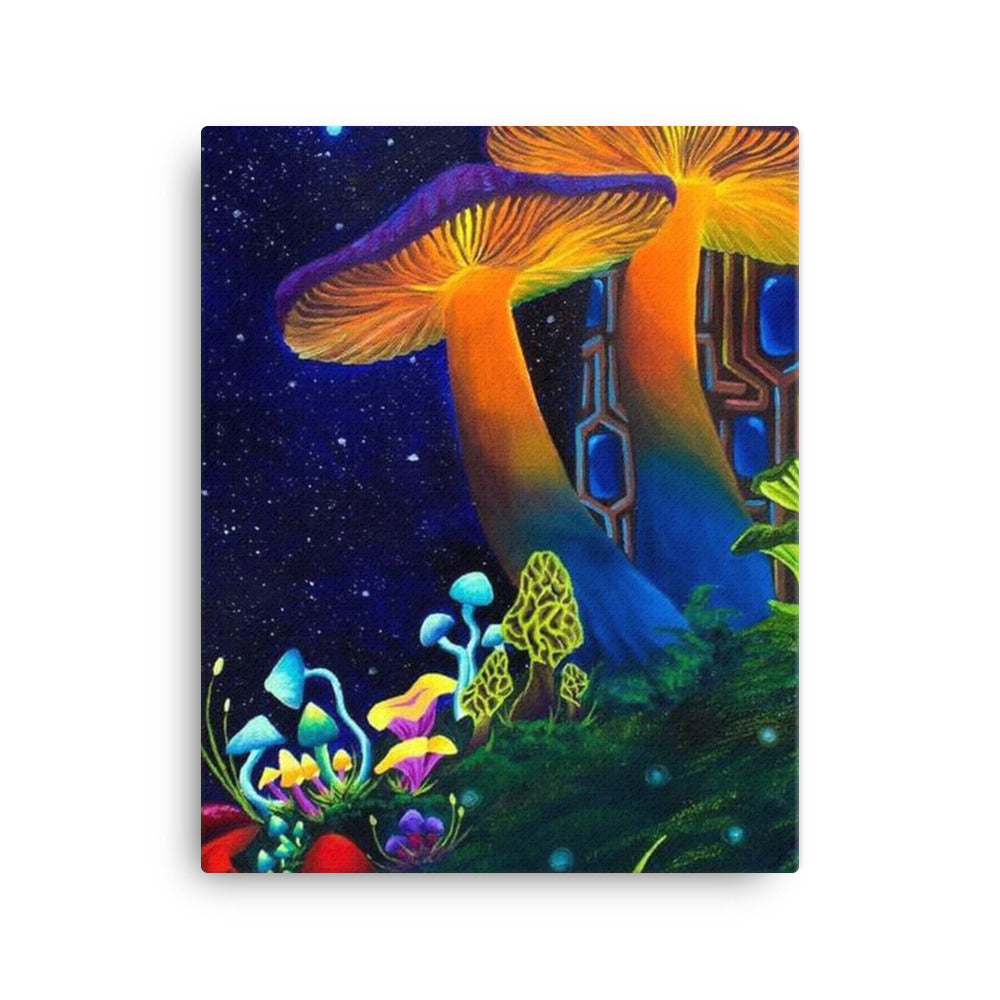 Shroom Land - Leinwand