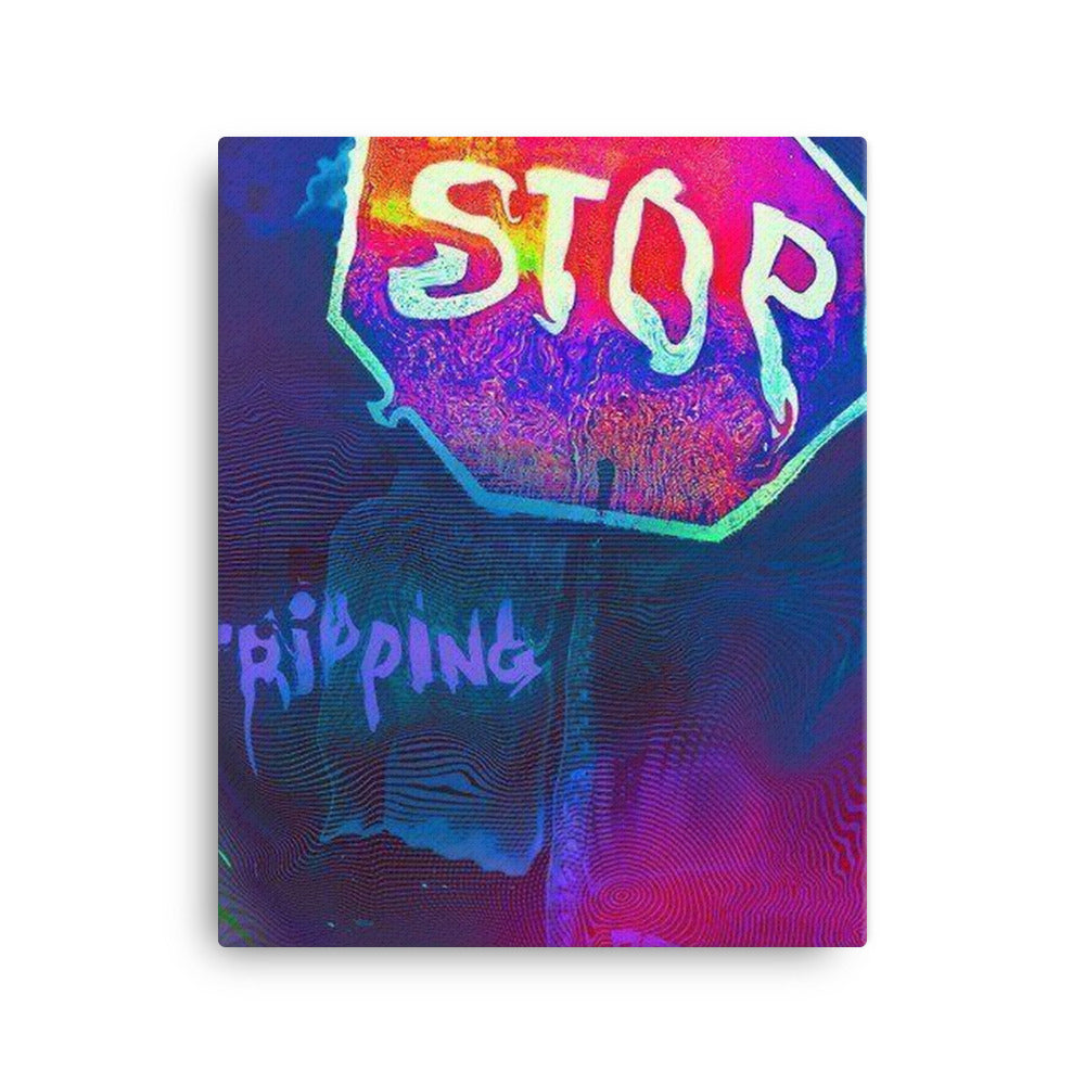 Stop Tripping - Leinwand
