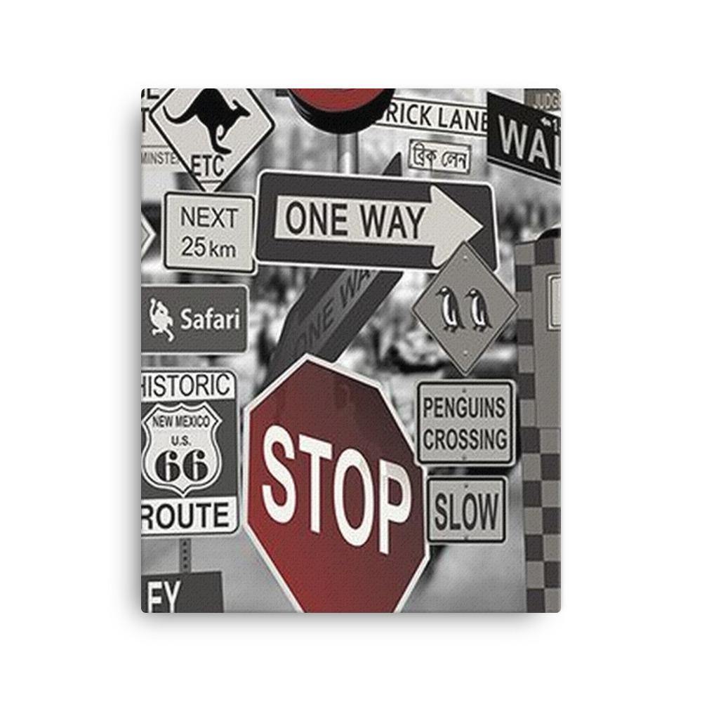 One Way Leinwand