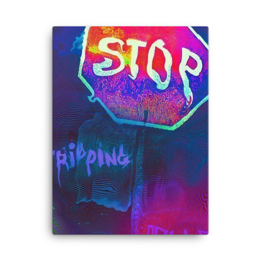 Stop Tripping - Leinwand