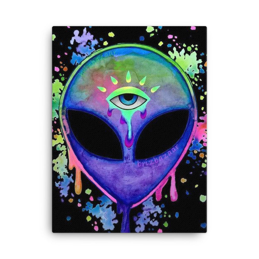 Third Eye Alien - Leinwand