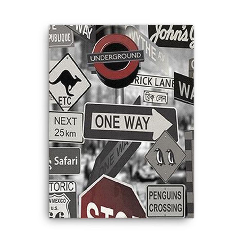 One Way Leinwand