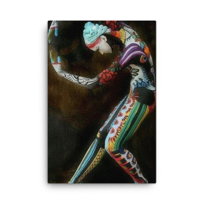 Curse Leinwand von NiZED als trippy Leinwand und psychedelische Wanddeko