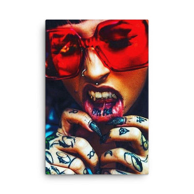 Notorious Psyche Leinwand von NiZED als trippy Leinwand und psychedelische Wanddeko