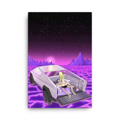 Tesla Love Poster von NiZED als trippy Poster und psychedelische Wanddeko
