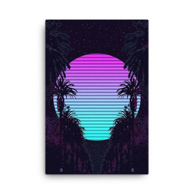 Mooqi Psychedelic Cargo Vibes Leinwand von NiZED als trippy Leinwand und psychedelische Wanddeko