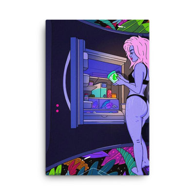Fairy Urban Leinwand von NiZED als trippy Leinwand und psychedelische Wanddeko