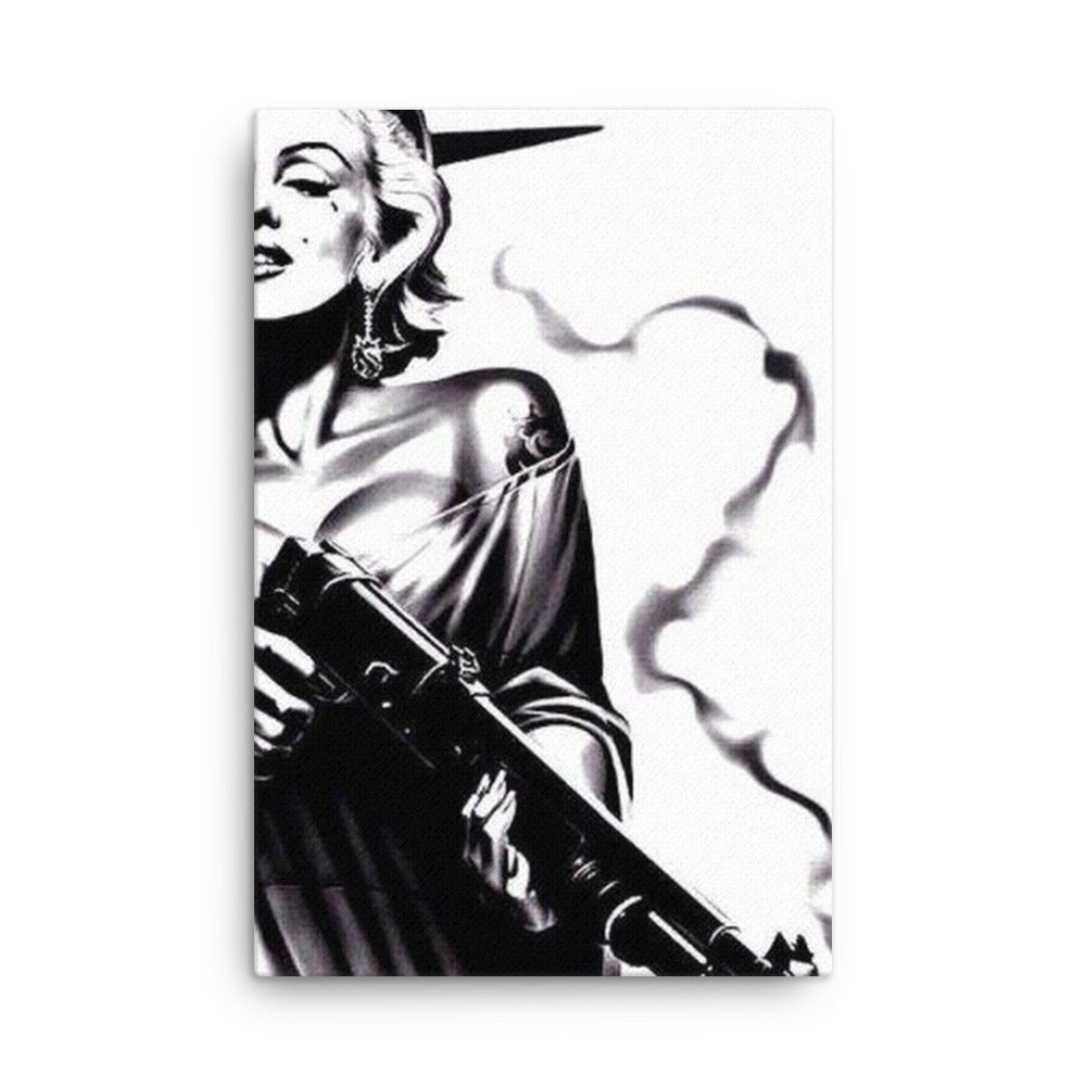 Freedome Statue - canvas