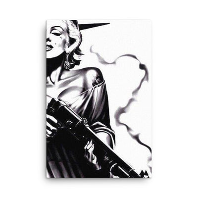 Freedome Statue Leinwand von NiZED als trippy Leinwand und psychedelische Wanddeko