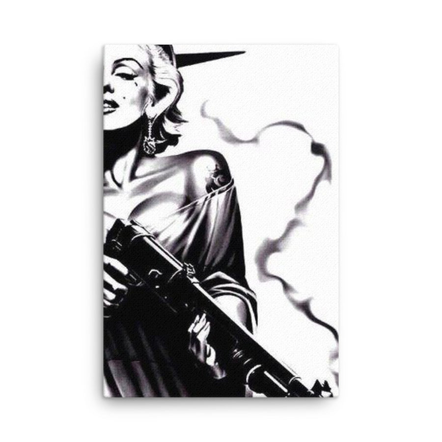 Freedome Statue - canvas