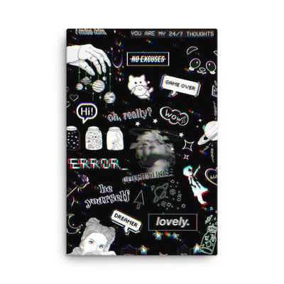 Generation Leinwand von NiZED als trippy Leinwand und psychedelische Wanddeko