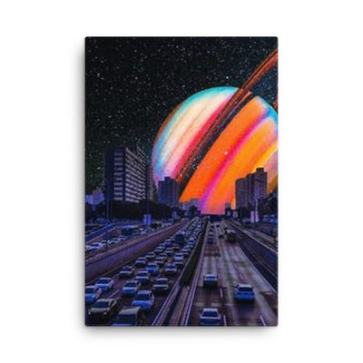 Rush Hour Poster von NiZED als trippy Poster und psychedelische Wanddeko