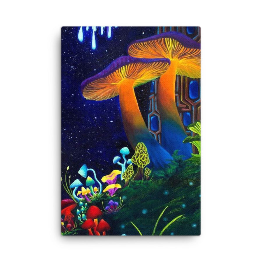 Shroom Land - canvas
