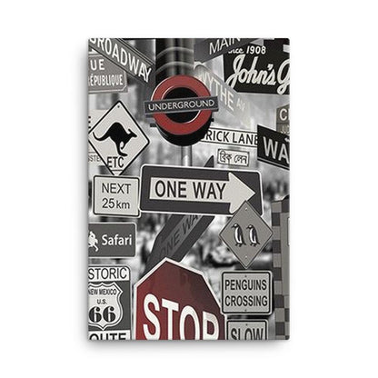 One Way Leinwand