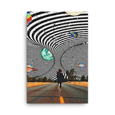 Fiction Leinwand von NiZED als trippy Leinwand und psychedelische Wanddeko