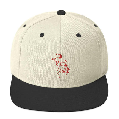 Smoking Snapbackcap Cap von NiZED als Streetwear Cap, Rave Cap und provokante Headwear