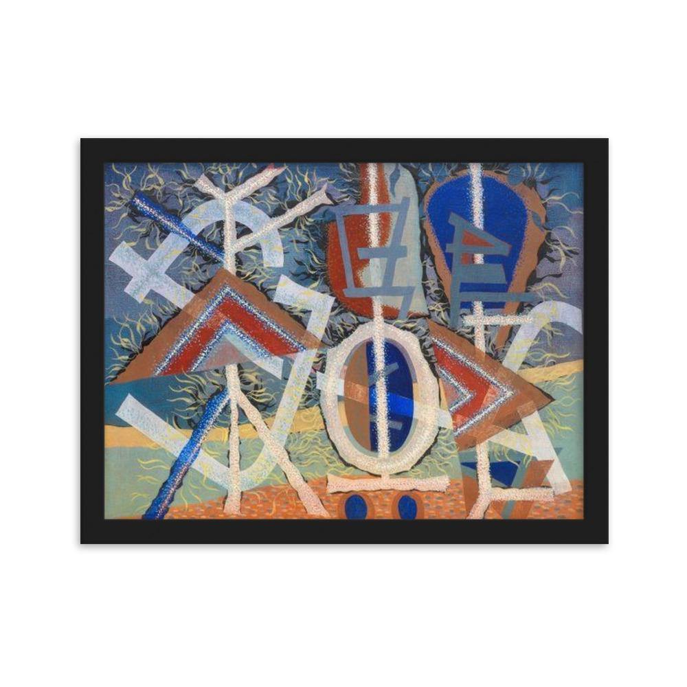 Crucial Gerahmtes Poster