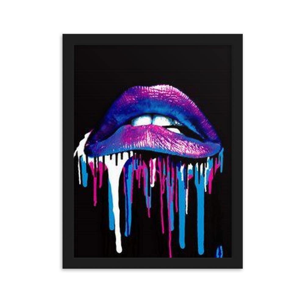 Incredible Lips Gerahmtes Poster