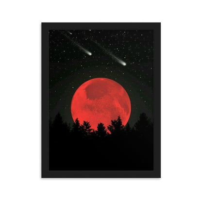 Red Eclipse Gerahmtes Poster