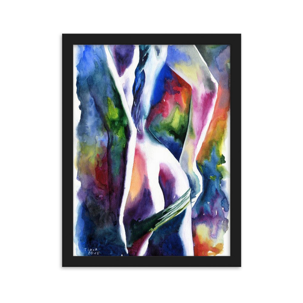 Luminescence - Gerahmtes Poster