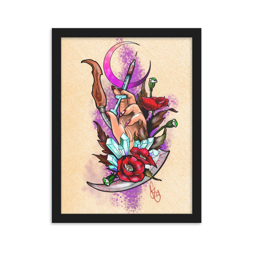 Dietrologia - Gerahmtes Poster