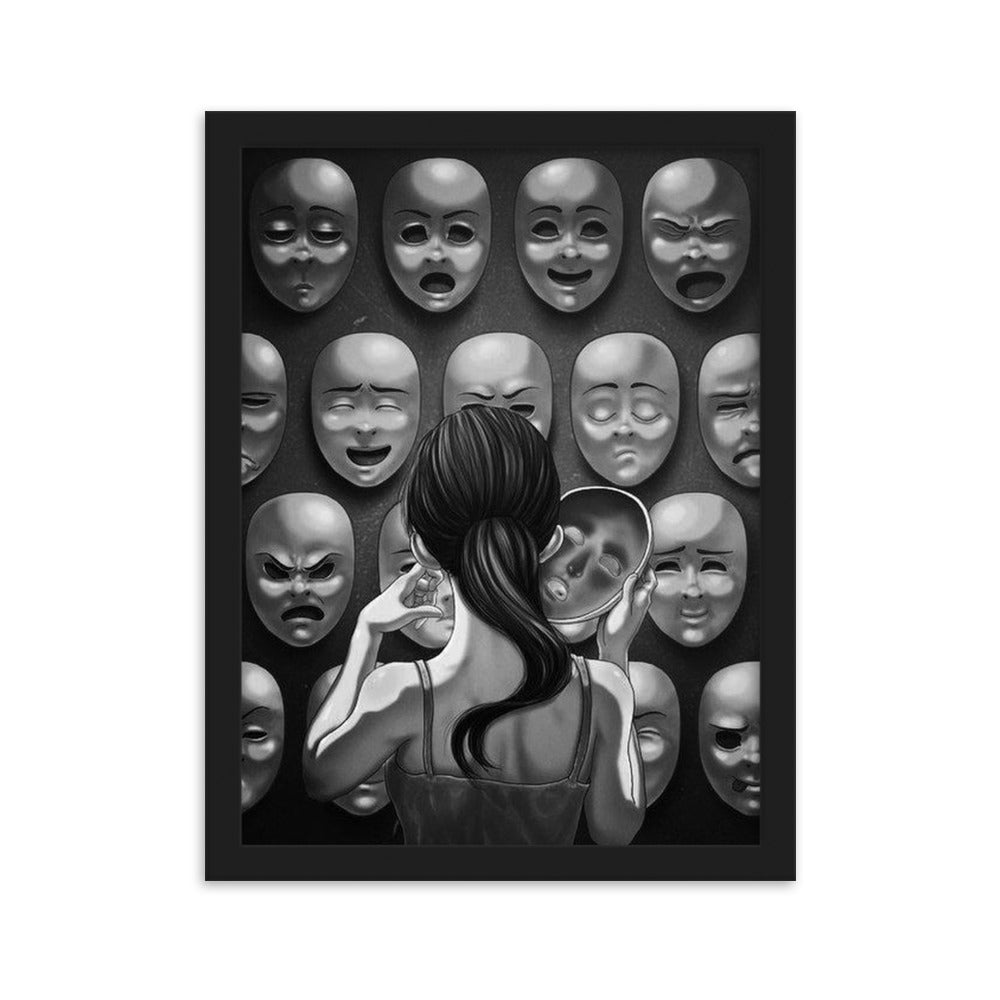 Who am I - Gerahmtes Poster