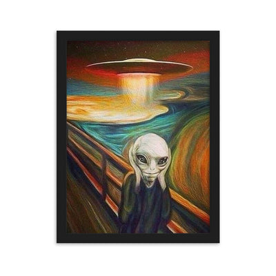 Ufo Art Gerahmtes Poster - Produktbild 2 - NiZED
