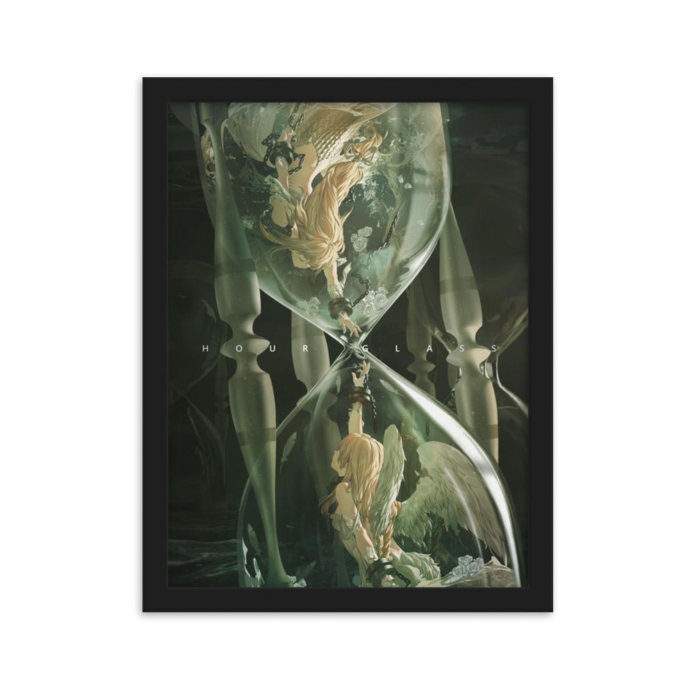 Hourglass - Gerahmtes Poster