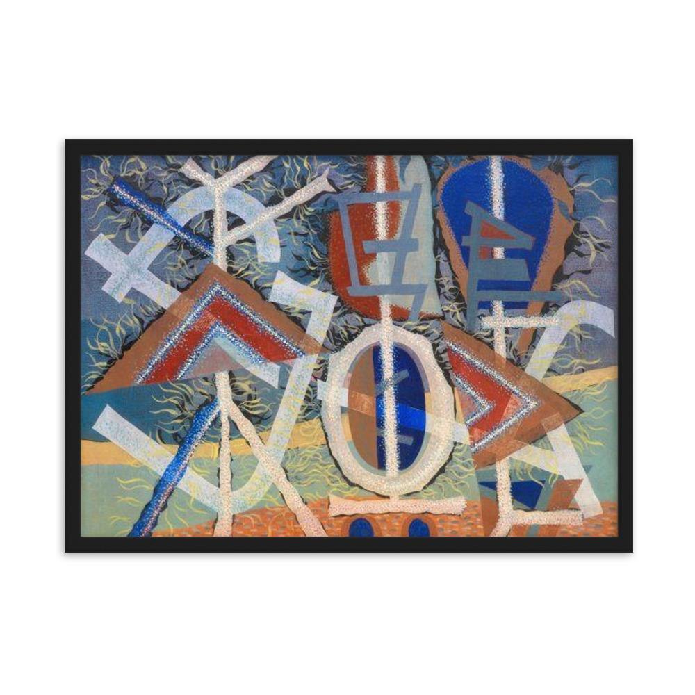 Crucial Gerahmtes Poster