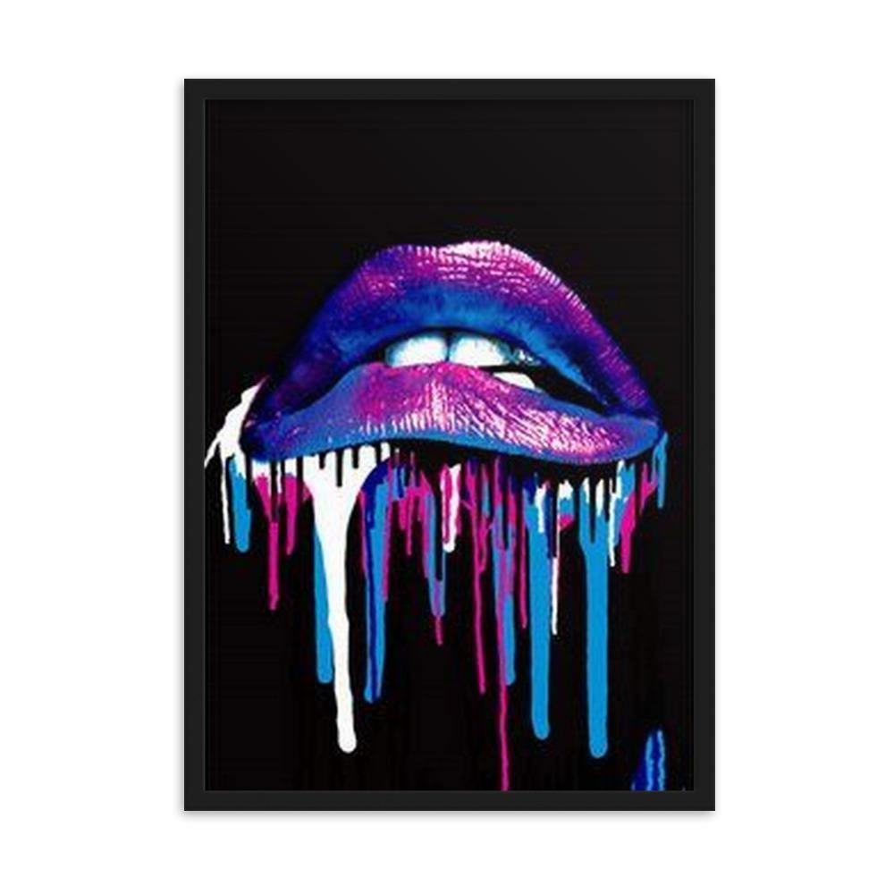 Incredible Lips Gerahmtes Poster