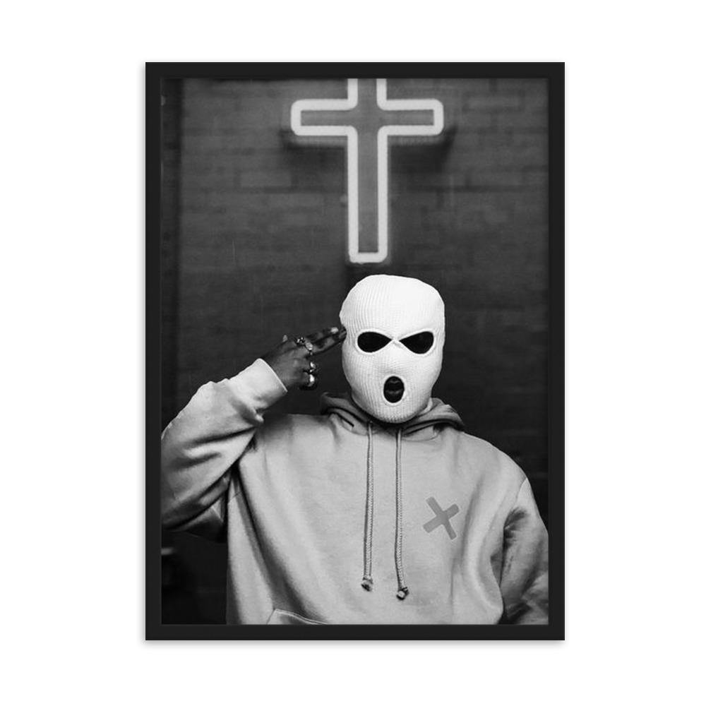 Pray Gerahmtes Poster