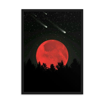 Red Eclipse Gerahmtes Poster - Produktbild 2 - NiZED