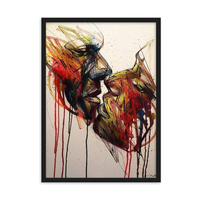Salvation Psychedelic Leinwand gerahmtes Poster - Produktbild 3 - NiZED