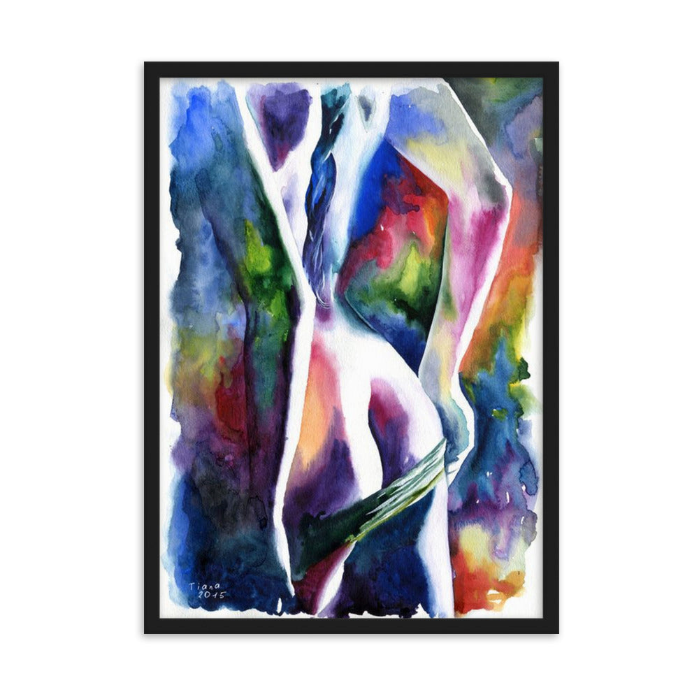 Luminescence - Gerahmtes Poster