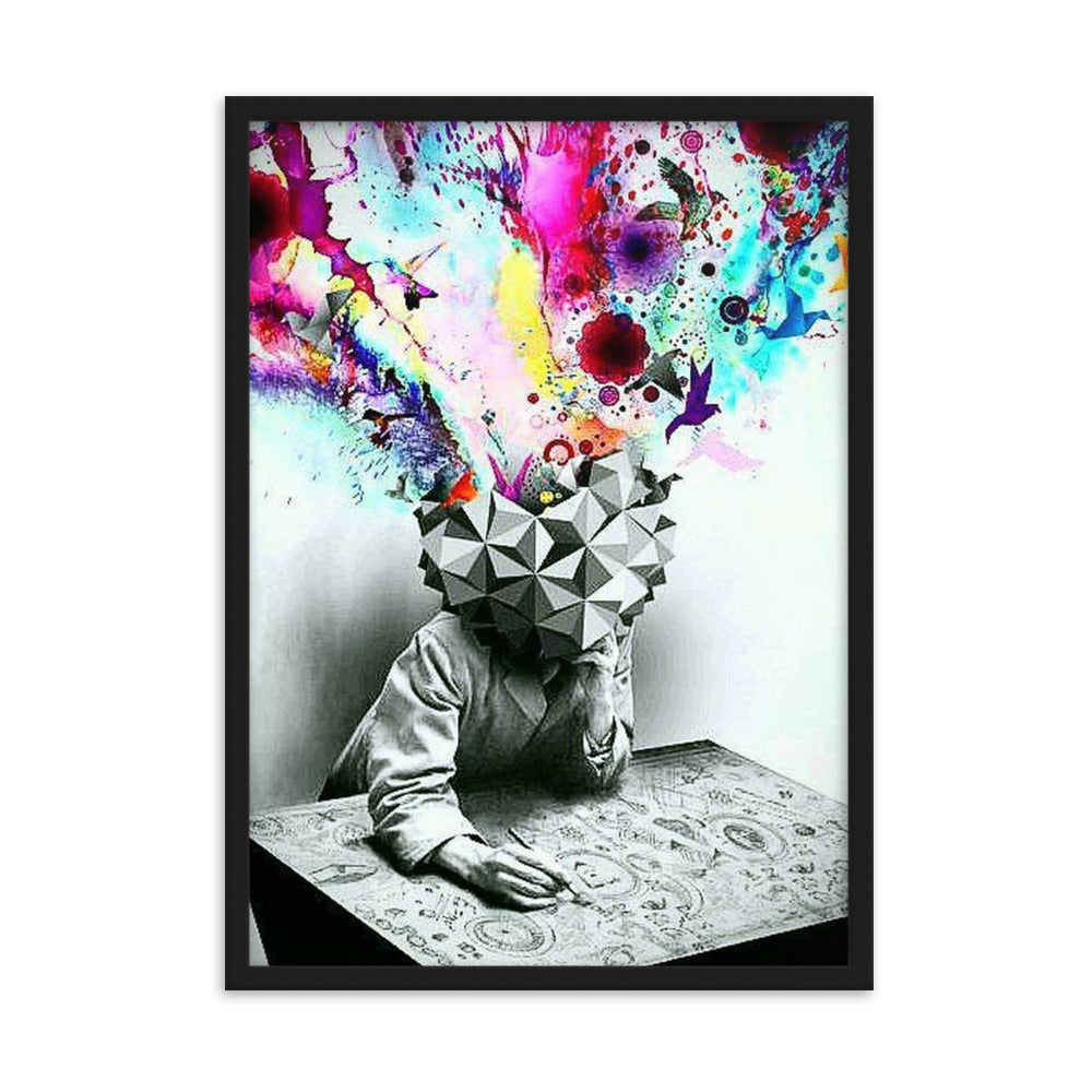 Creativ Minds - Gerahmtes Poster