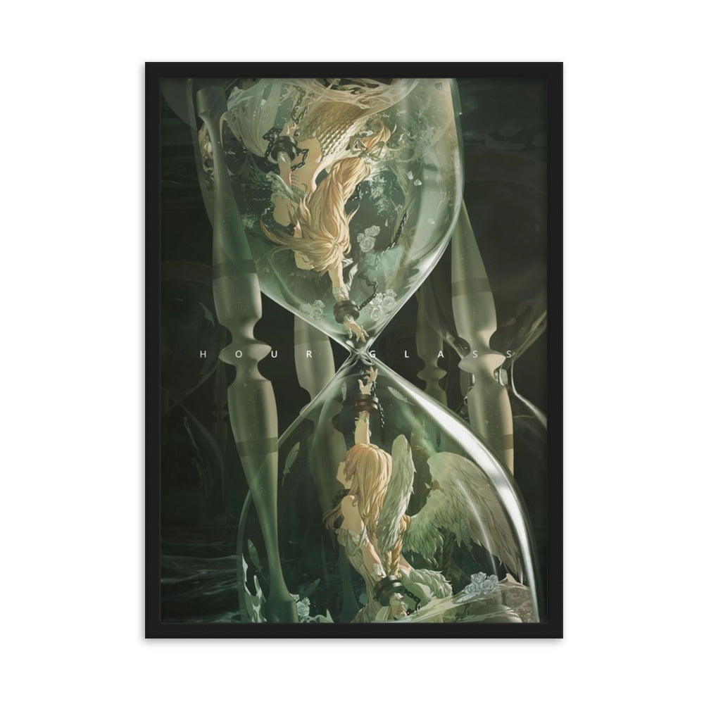 Hourglass - Gerahmtes Poster
