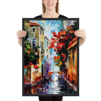 Neu Venedig Leinwand gerahmtes Poster - Produktbild 3 - NiZED