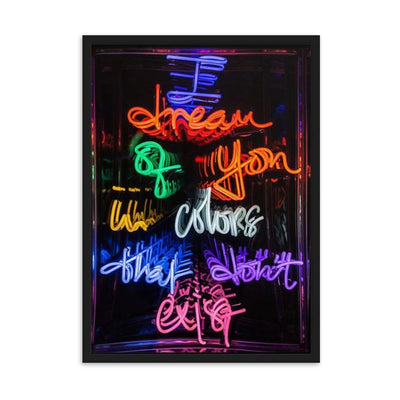 Dream You Gerahmtes Poster - Produktbild 3 - NiZED