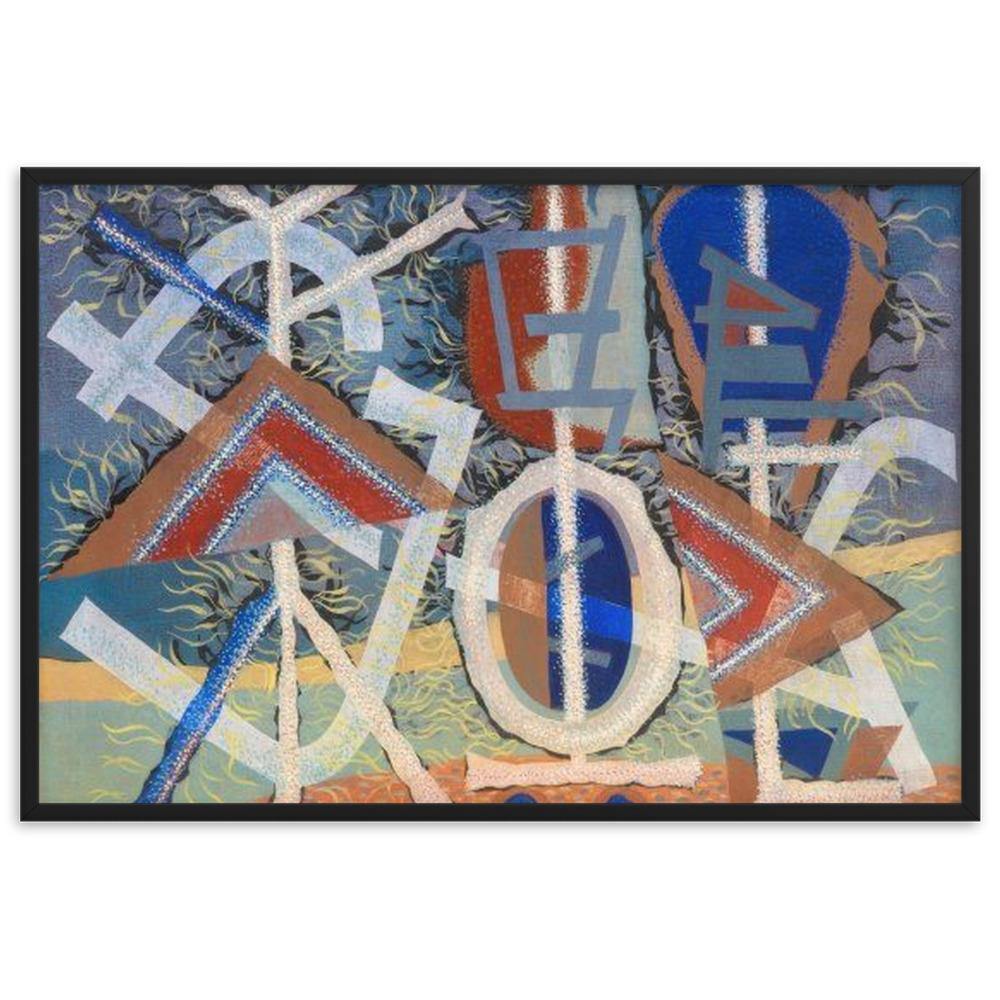 Crucial Gerahmtes Poster