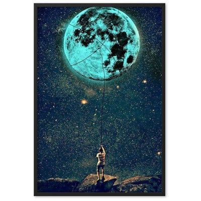 Catching Gerahmtes Poster von NiZED als gerahmtes trippy Poster fuer Wanddeko