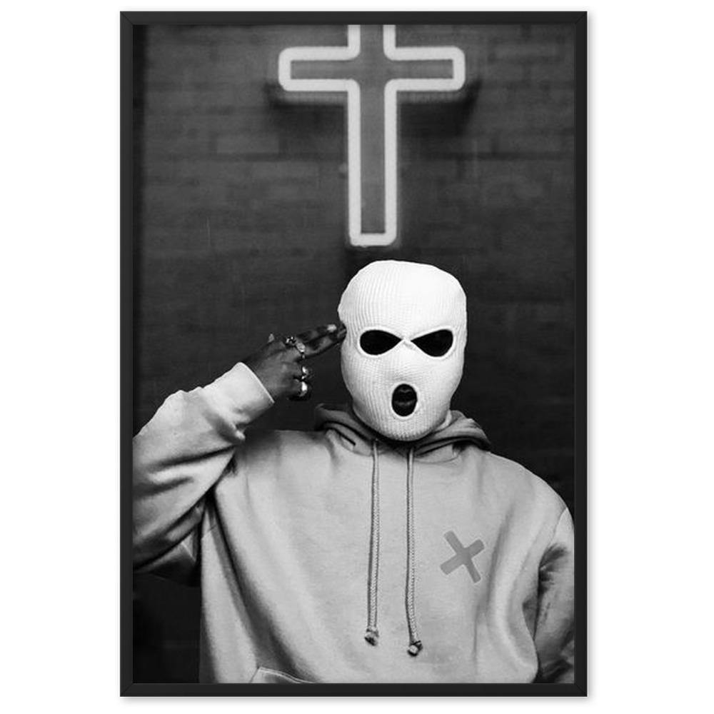 Pray Gerahmtes Poster