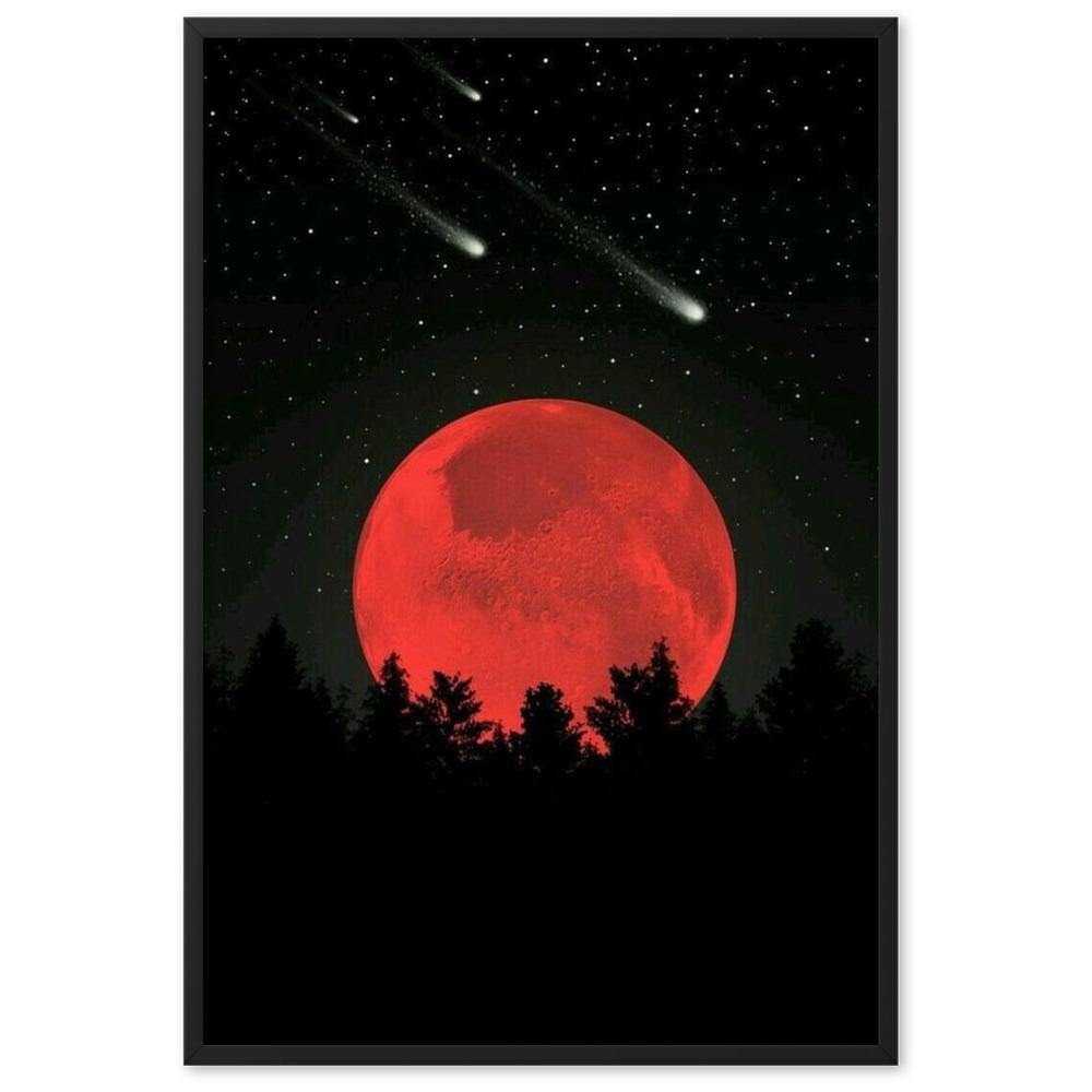 Red Eclipse Gerahmtes Poster