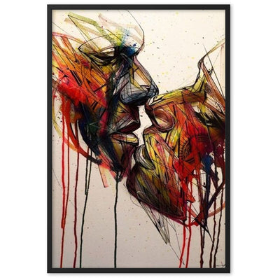 Salvation Psychedelic Leinwand gerahmtes Poster - Produktbild 4 - NiZED