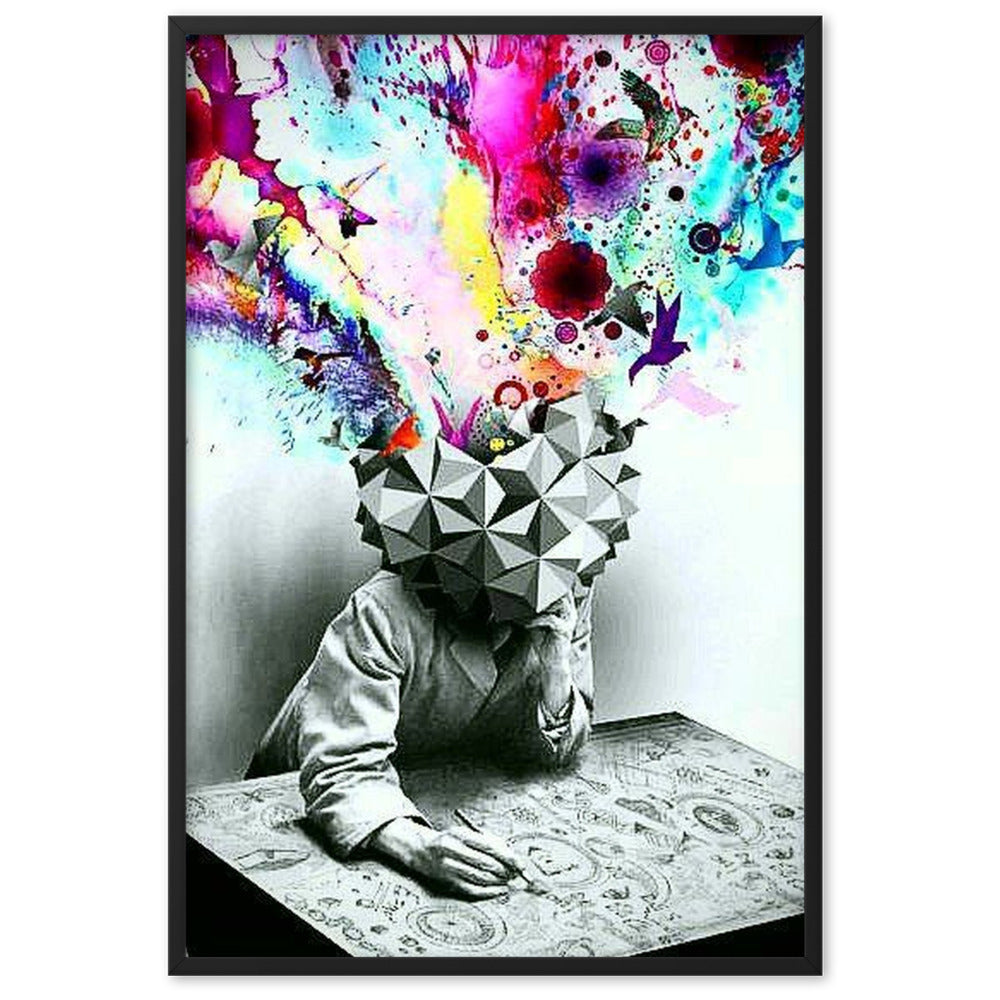 Creativ Minds - Gerahmtes Poster