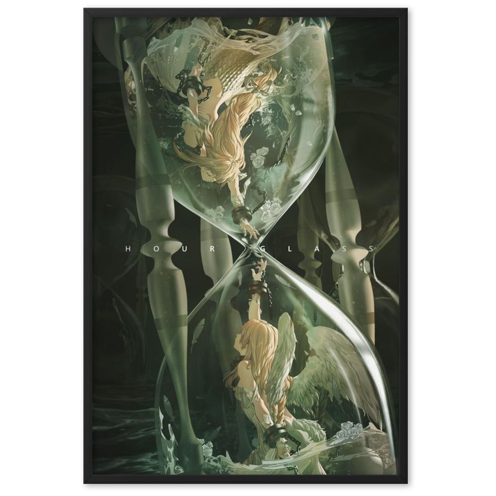 Hourglass - Gerahmtes Poster