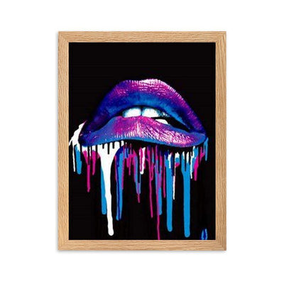 Incredible Lips Gerahmtes Poster - Produktbild 4 - NiZED