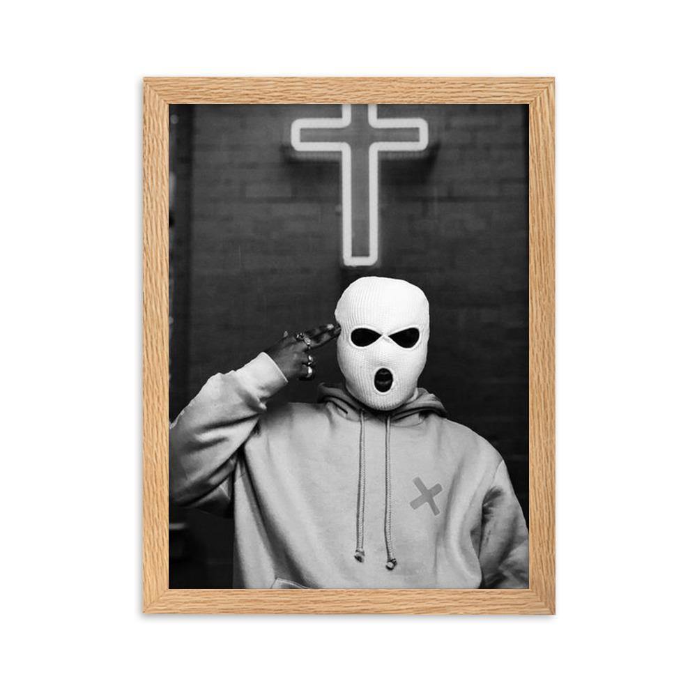 Pray Gerahmtes Poster